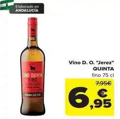 Carrefour Fino quinta - vino d.o. jerez oferta