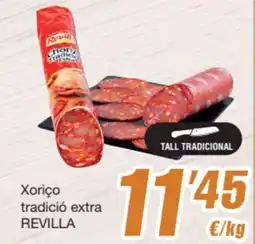 SPAR Fragadis REVILLA Xoriço tradició extra oferta