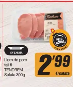 SPAR Fragadis TENDREM Llom de porc tall fi oferta