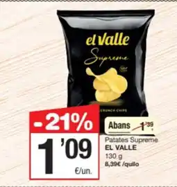 SPAR Fragadis EL VALLE Patates Supreme oferta