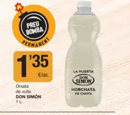 SPAR Fragadis DON SIMÓN Orxata de xufla oferta