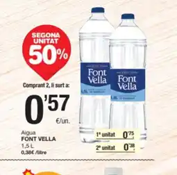 SPAR Fragadis FONT VELLA Aigua oferta