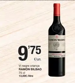 SPAR Fragadis RAMÓN BILBAO Vi negre criança oferta