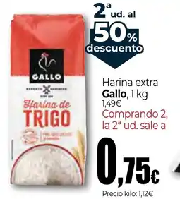 Unide Supermercados GALLO Harina extra Gallo, 1 oferta