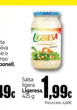 Unide Supermercados LIGERESA Salsa ligera oferta