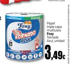Unide Supermercados FOXY Papel triple capa multiusos oferta