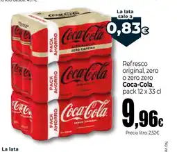 Unide Supermercados COCA-COLA Refresco original, zero o zero zero oferta