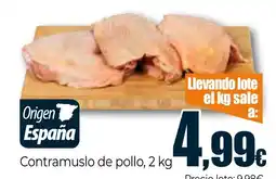 Unide Supermercados Contramuslo de pollo oferta
