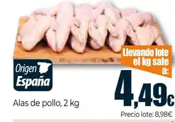 Unide Supermercados Alas de pollo oferta