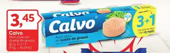 CALVO Atún claro en aceite de girasol