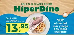 HiperDino Calamar sahariano oferta