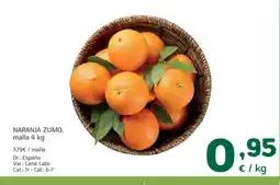 HiperDino Naranja zumo oferta