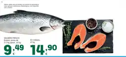 HiperDino Salmón fresco entero oferta