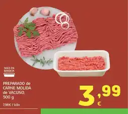 HiperDino Preparado de carne molida de vacuno oferta