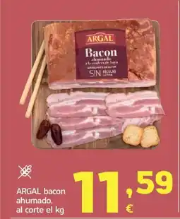 HiperDino ARGAL bacon ahumado, al corte oferta