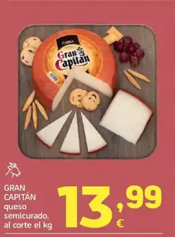 HiperDino GRAN CAPITÁN queso semicurado al corte oferta
