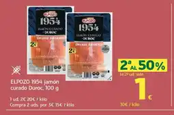 HiperDino ELPOZO 1954 jamón curado Duroc oferta