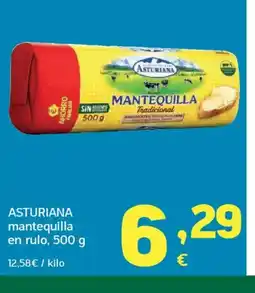 HiperDino ASTURIANA mantequilla en rulo oferta