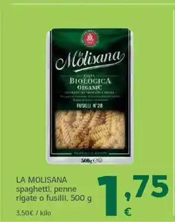 HiperDino LA MOLISANA spaghetti, penne rigate o fusilli oferta