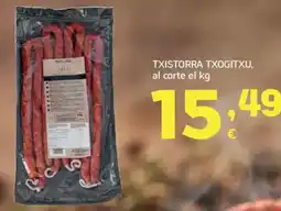 HiperDino Txistorra txogitxu oferta