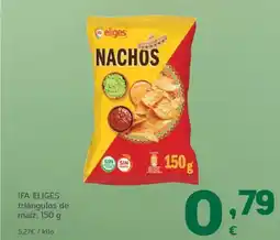 HiperDino IFA ELIGES triángulos de maiz oferta