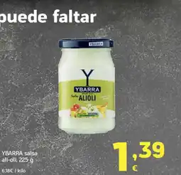 HiperDino YBARRA salsa ali-oli oferta