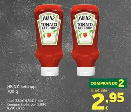 HiperDino HEINZ ketchup oferta