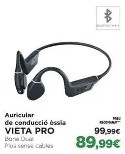 El Corte Inglés VIETA PRO Auricular de conducció òssia oferta