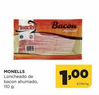 Alimerka Monells Loncheado De Bacon Ahumado oferta