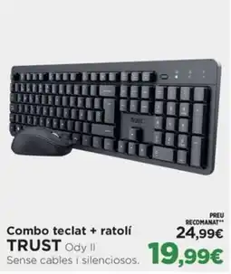 El Corte Inglés TRUST Combo teclat + ratolí Ody II oferta