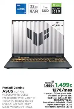 El Corte Inglés ASUS Portàtil Gaming oferta