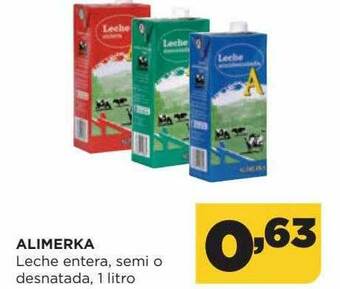 Alimerka Alimerka Leche Entera Semi O Desnatada oferta