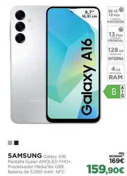El Corte Inglés SAMSUNG Galaxy A16 oferta
