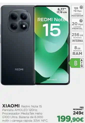 El Corte Inglés XIAOMI Redmi Note 15 oferta
