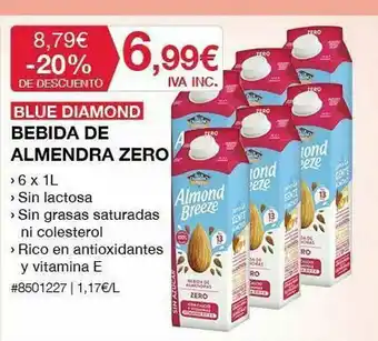 Costco Blue Diamond Bebida De Almendra Zero oferta