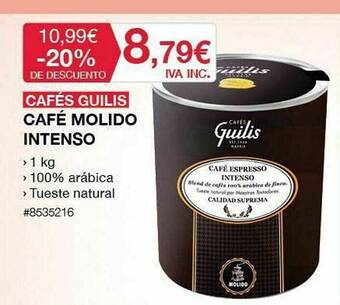 Costco Cafés Guilis Café Molido Intenso oferta