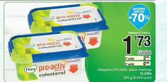 SPAR Segona Unitat -70% Margarina Pro-activ Sabor Mantega Flora oferta