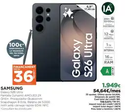 El Corte Inglés SAMSUNG Galaxy S26 Ultra oferta