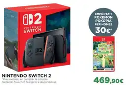 El Corte Inglés NINTENDO SWITCH 2 oferta