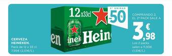 Supercor Exprés 2a Unidad -50% Cerveza Heineken oferta