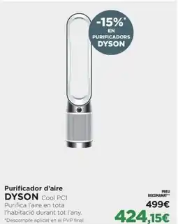 El Corte Inglés DYSON Purificador d'aire Cool PC1 oferta