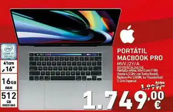 Tiendas Electrón Portátil Macbook Pro Mvvj2y A oferta