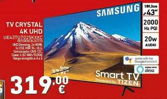 Tiendas Electrón Samsung Tv Crystal 4k Uhd oferta