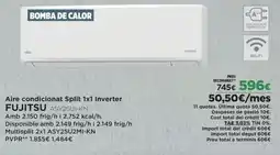 El Corte Inglés FUJITSU Aire condicionat Split 1x1 Inverter ASY25UI-KN oferta