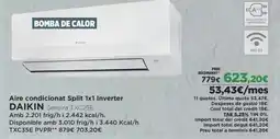 El Corte Inglés DAIKIN Aire condicionat Split 1x1 Inverter Sensira TXC25E oferta