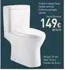 Mi Bricolaje Vertical - inodoro tamque bajo, salida vertical. ciserna entrada oferta