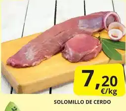 Supermercados MAS Solomillo de cerdo oferta