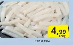 Supermercados MAS Tira de pota oferta