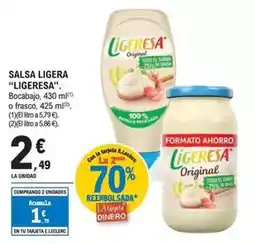 E.Leclerc Ligeresa - salsa ligera oferta