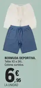E.Leclerc Tissaia - bermuda deportiva oferta